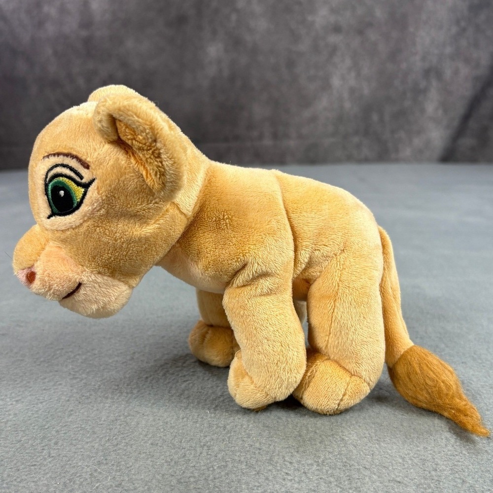 Disney Lion King Nala Plush Stuffed Animal Just Play 7 Inch Tan Lion Cub Toy